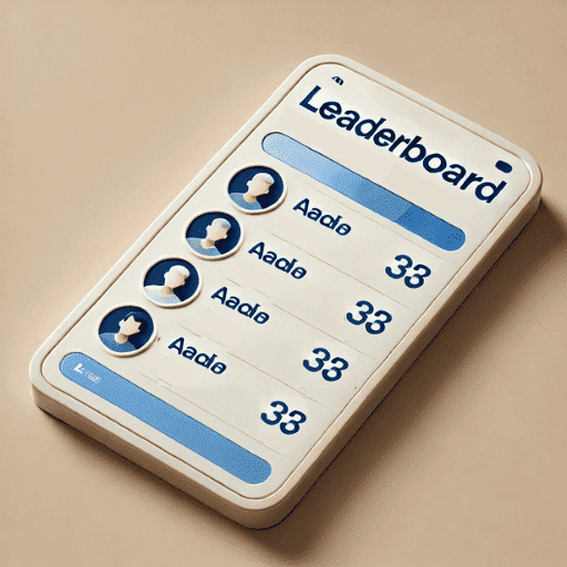 Leaderboard feature in Quiz Trivialogy - Track your progress and see your ranking in trivia challenges.